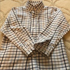 Bella bliss boys size 4 bundle gray pullover and plaid dress shirt